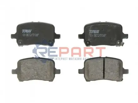 Комплект гальмівних колодок передн, CHEVROLET COBALT, HHR, MALIBU OPEL GT PONTIAC G6 2.0-3.5 10.03 TRW GDB1755 Купити в Україні
