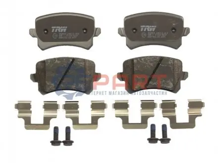 Колодки гальмівні (задні) Audi A6/VW Passat/CC 1.8TSI/2.0TDI 05- TRW GDB1763 Купити в Україні