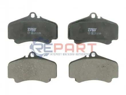 Комплект гальмівних колодок передн, PORSCHE 911, 911 TARGA 3.6/3.8 03.99-12.12 TRW GDB1777