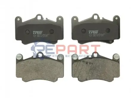 Комплект гальмівних колодок передн, PORSCHE 911, 911 TARGA 3.6/3.8 06.00-12.12 TRW GDB1778