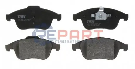 Комплект гальмівних колодок передн, PORSCHE 911 RENAULT CLIO IV, GRAND SCENIC III, LAGUNA, LAGUNA III, LATITUDE, MEGANE III, SCENIC III 1.2-3.6 10.01 TRW GDB1788 Купити в Україні