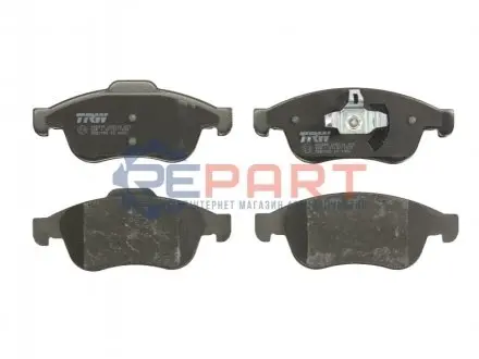 Комплект гальмівних колодок (передніх) Renault Fluence/Megane/Scenic 08- TRW GDB1789 Купити в Україні