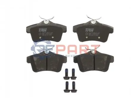 Фото 1 — Колодки гальмівні (задні) Citroen C4 09-/DS4/DS5 11-15/Peugeot 308/508/3008/5008 09-18 (з прижимною пластиною) TRW (GDB1828) Фото Колодки гальмівні (задні) Citroen C4 09-/DS4/DS5 11-15/Peugeot 308/508/3008/5008 09-18 (з прижимною пластиною) TRW (GDB1828) зображення 1