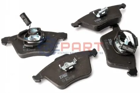 Комплект гальмівних колодок передн, VOLVO S40 II, V50 1.6-2.5 01.04-12.12 TRW GDB1832