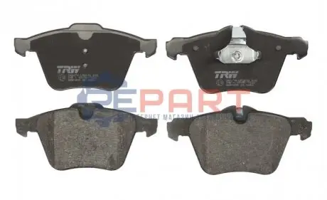 Комплект гальмівних колодок передн, JAGUAR F-TYPE, S-TYPE II, XF I, XF SPORTBRAKE, XJ, XK II 2.0-5.0 11.01 TRW GDB1835