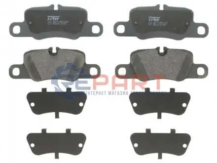 Фото Тормозные колодки, дисковые. TRW (GDB1849) изображение 1