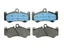 Комплект гальмівних колодок передн, PORSCHE 911 3.6/3.8 03.06-12.12 TRW (GDB1863) зображення 1