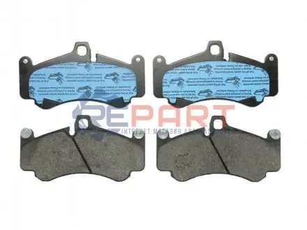 Комплект гальмівних колодок передн, PORSCHE 911 3.6/3.8 03.06-12.12 TRW GDB1863
