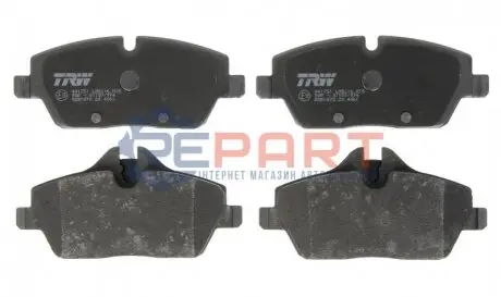 Фото 1 — Колодки гальмівні (передні) BMW 1 (E81/E82/E87/E88) 04-13/2 (F45) 14-18 TRW (GDB1870) Фото Колодки гальмівні (передні) BMW 1 (E81/E82/E87/E88) 04-13/2 (F45) 14-18 TRW (GDB1870) зображення 1