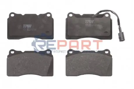 Комплект гальмівних колодок передн, ALFA ROMEO 159, GIULIETTA LANCIA DELTA III MASERATI GHIBLI III 1.6D-3.0D 09.05 TRW GDB1871