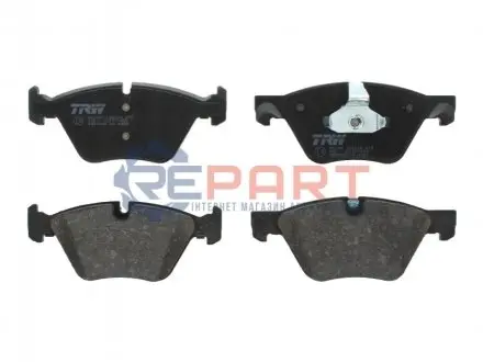 Фото Колодки гальмівні (передні) BMW 5 (E60/E61) 03-10 (замінено на 0 986 494 118) TRW (GDB1882) зображення 1