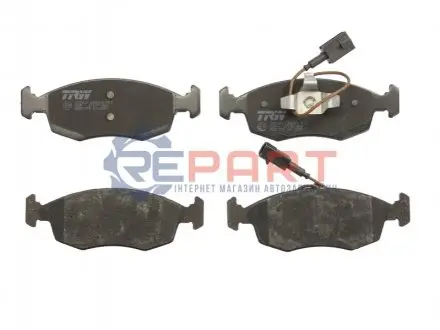 Фото 1 — Колодки гальмівні (передні) Fiat 500/Punto 05- TRW (GDB1900) Фото Колодки гальмівні (передні) Fiat 500/Punto 05- TRW (GDB1900) зображення 1