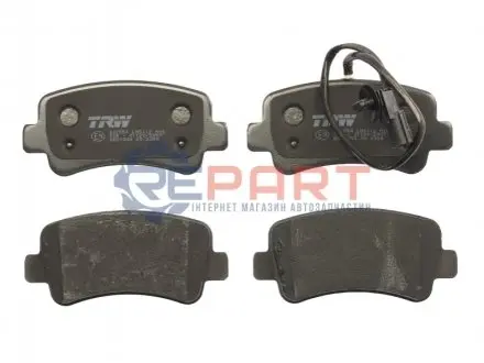 Комплект гальмівних колодок задн, NISSAN INTERSTAR, NV400 OPEL MOVANO B RENAULT MASTER III 2.3D/Electric 02.10 TRW GDB1903 Купити в Україні