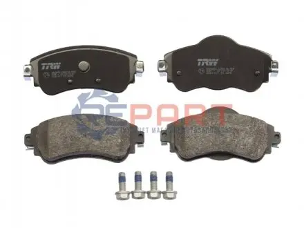 Фото Колодки гальмівні (передні) Citroen C4 09- TRW (GDB1917) зображення 1