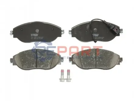 Фото Колодки гальмівні (передні) Skoda Kadiaq/Octavia/SuperB/VW Golf/Passat 12- замінено на 0 986 494 704 TRW (GDB1918) зображення 1