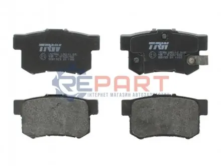 Комплект гальмівних колодок задн, FIAT SEDICI HONDA CIVIC VII 1.6-2.0D 02.01 TRW GDB1923