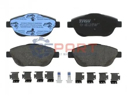 Фото Комплект гальмівних колодок, дискове гальмо TRW (GDB1926) зображення 1