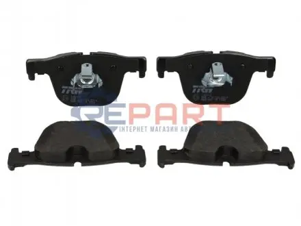 Комплект гальмівних колодок задн, BMW 3 (F30, F80), 3 (F31), 3 GRAN TURISMO (F34), 4 (F32, F82), 4 (F33, F83), 4 GRAN COUPE (F36) 2.0-3.0H 11.11 TRW GDB1937 Купити в Україні