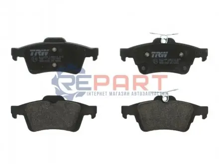 Фото 1 — Комплект гальмівних колодок, дискове гальмо TRW (GDB1938) Фото Комплект гальмівних колодок, дискове гальмо TRW (GDB1938) зображення 1