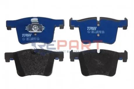 Фото Комплект гальмівних колодок, дискове гальмо TRW (GDB1942BTE) зображення 1