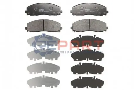 Фото 1 — Тормозные колодки, дисковые. TRW (GDB1944) Фото Тормозные колодки, дисковые. TRW (GDB1944) изображение 1