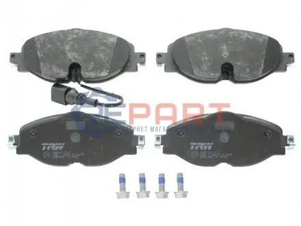 Колодки гальмівні (передні) Audi A3/Q2/Q3/Seat/Skoda Octavia/Kodiaq/VW Golf/Passat B8 12- (+датчик) TRW GDB1956 Купити в Україні