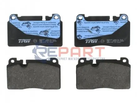 Фото 1 — Колодки гальмівні (передні) Audi A6/A7 10-18/Q5 08-17/Porsche Macan 14- TRW (GDB1974) Фото Колодки гальмівні (передні) Audi A6/A7 10-18/Q5 08-17/Porsche Macan 14- TRW (GDB1974) зображення 1