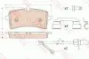 Комплект гальмівних колодок, дискове гальмо TRW (GDB1989) зображення 1
