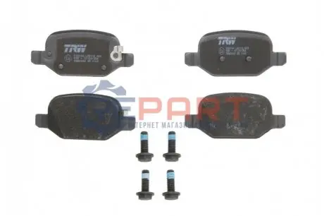 Комплект гальмівних колодок задн, FIAT 500, 500 C, 500L 0.9-1.6D 10.07 TRW GDB2002 Купити в Україні