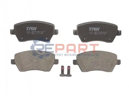 Фото Колодки гальмівні (передні) Renault Kangoo 08-/Megane IV 15-/Zoe 12- TRW (GDB2017) зображення 1