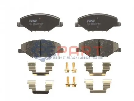 Колодки гальмівні (передні) Skoda Fabia II/III 07-/VW Polo 10- TRW GDB2027 Купити в Україні