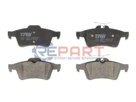 Комплект гальмівних колодок задн, FORD C-MAX II, FOCUS III, FOCUS IV, GRAND C-MAX, KUGA III FORD USA FOCUS NISSAN PRIMERA 1.0-2.0D 12.01 TRW GDB2033 Купити в Україні