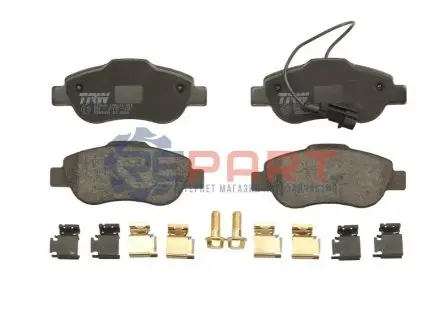 Комплект гальмівних колодок передн, FIAT 500, 500 C, PANDA 1.2-1.4CNG 09.03 TRW GDB2039