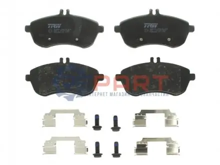 Фото Комплект гальмівних колодок, дискове гальмо TRW (GDB2056) зображення 1