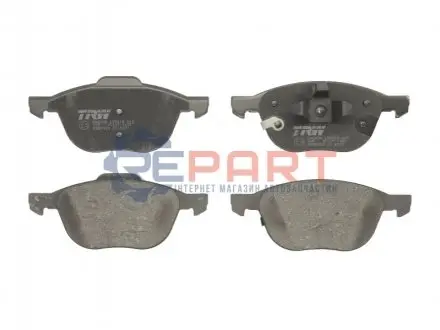 Комплект гальмівних колодок передн, FORD C-MAX, C-MAX II, FOCUS C-MAX, FOCUS II, FOCUS III, GRAND C-MAX 1.0-Electric 10.03-02.20 TRW GDB2059 Купити в Україні