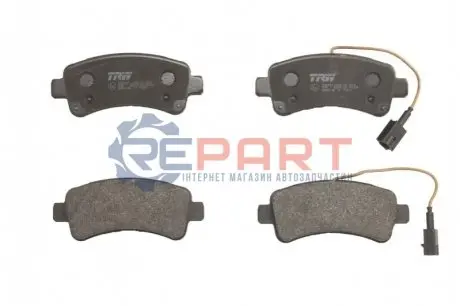 Фото Колодки гальмівні (задні) Citroen Jumper/Peugeot Boxeri 10- (з датчиком) TRW (GDB2106) зображення 1