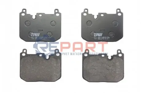 Фото Комплект гальмівних колодок, дискове гальмо TRW (GDB2137) зображення 1