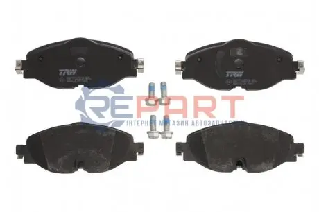 Колодки гальмівні (передні) Audi A3/Q2/Q3/Seat/Skoda Octavia/Kodiaq/VW Golf/Passat B8 12-(+датчик) TRW GDB2143 Купити в Україні