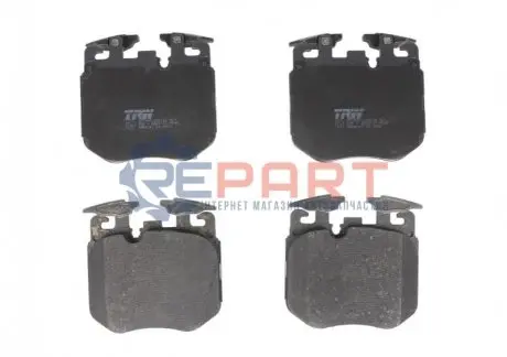 Фото Комплект гальмівних колодок, дискове гальмо TRW (GDB2147) зображення 1