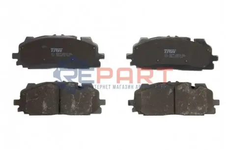 Комплект гальмівних колодок передн, AUDI A3, A4 ALLROAD B9, A4 B9, A5, A6 ALLROAD C8, A6 C8, A7, A8 D5, E-TRON, Q3, Q5, Q7, Q8, Q8 E-TRON BENTLEY BENTAYGA CUPRA FORMENTOR 1.0-Electric 01.15 TRW GDB2158 Купити в Україні