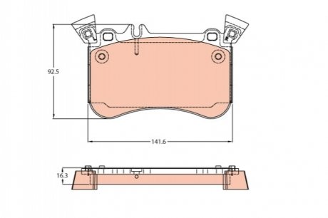 Автозапчасть TRW GDB2229