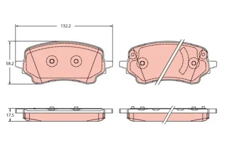 Автозапчасть TRW GDB2346