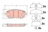 Автозапчасть TRW (GDB2354) изображение 1