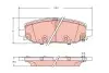 Комплект гальмівних колодок задн, JEEP WRANGLER IV 2.0-3.6 09.17 TRW (GDB2360) зображення 1