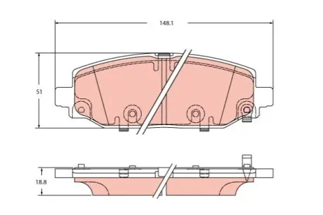 Автозапчасть TRW GDB2360
