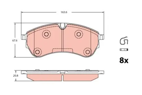 Автозапчасть TRW GDB2362