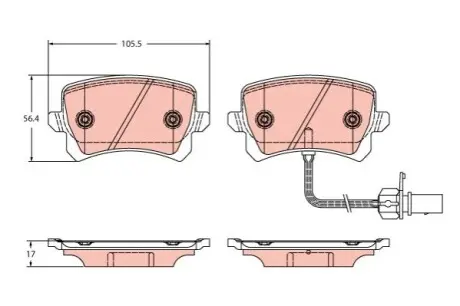 Автозапчасть TRW GDB2389