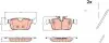 Комплект тормозных колодок задн, VOLVO S60 III, S90 II, V60 II, V90 II, XC60 II 2.0-2.0H 03.16 TRW (GDB2499) изображение 1
