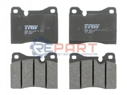 Тормозные колодки, дисковые. TRW GDB261