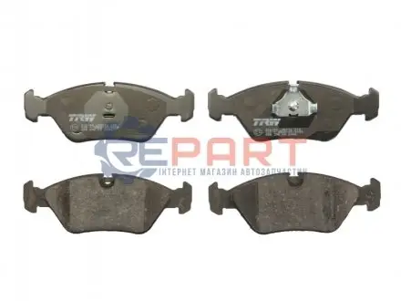 Комплект гальмівних колодок передн, BMW 3 (E30), 5 (E28), 6 (E24) FERRARI 208/308, 328 GTB, 328 GTS, MONDIAL MASERATI BITURBO PORSCHE 911, 928 1.8-4.7 04.76-09.97 TRW GDB298